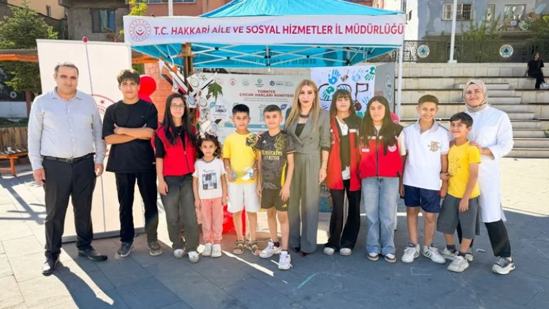 Hakkari'de Çocuklardan Çevre ve İklim Değişikliği İçin Farkındalık Etkinliği