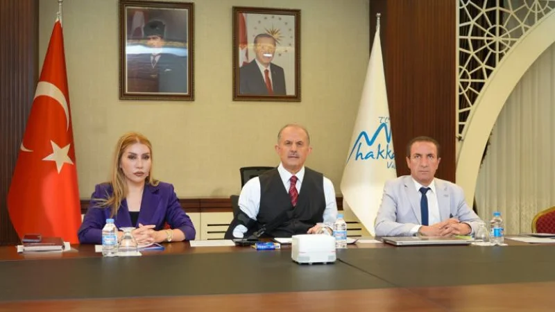 Hakkari'de Video Konferans Üzerinden Sosyal Hizmet ve Değerlendirme Toplantısı Gerçekleştirildi