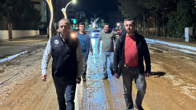 Kırklareli'nde Altyapı Çalışmaları Gece Saatlerinde Denetlendi