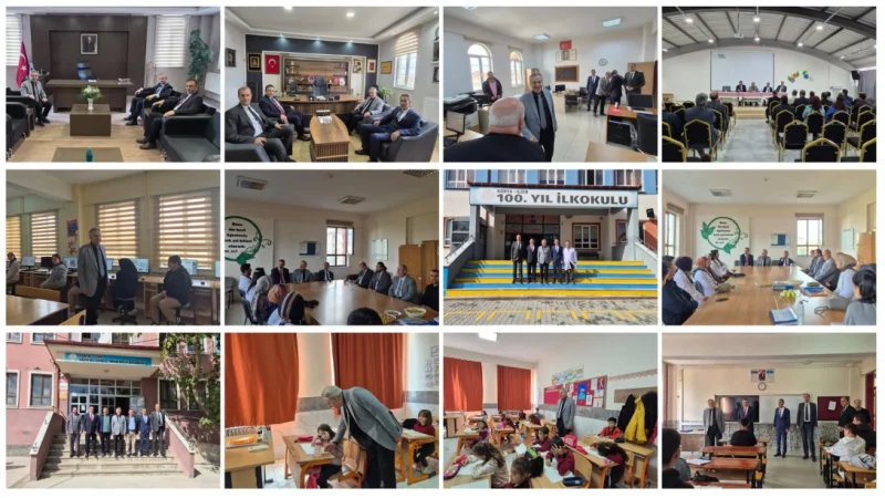 Konya İl Milli Eğitim Müdürü Murat Yiğit Ilgın'da Eğitim Çalışmalarını İnceledi