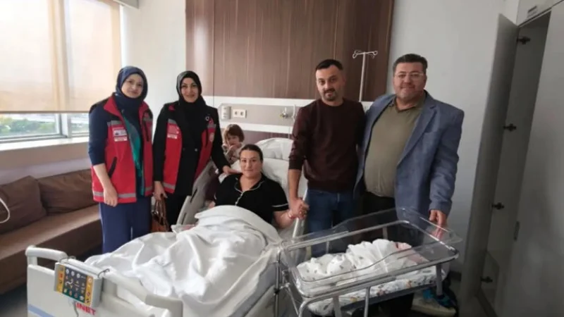 Konya'da Gazi Celil Ömer Aygün ve Ailesinin Bebek Sevinci Paylaşıldı