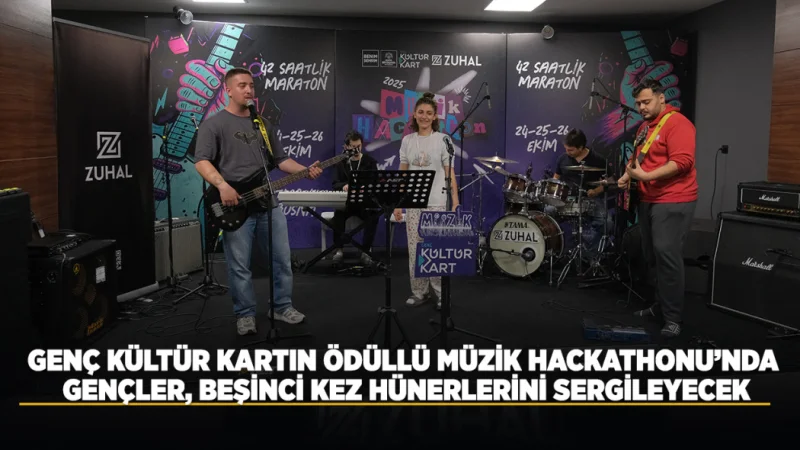 Konya'da Genç Kültür Kart Müzik Hackathonu Beşinci Kez Düzenleniyor