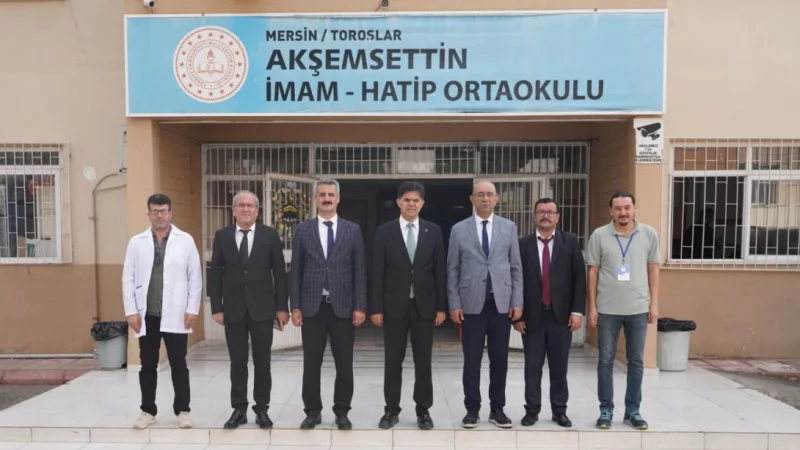 Mersin İl Milli Eğitim Müdürü Özdemirci'den Toroslar'da Okul Ziyareti