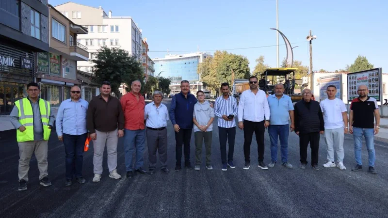 Merzifon'da Dev Altyapı Yatırımında Üstyapı Çalışmaları Başladı
