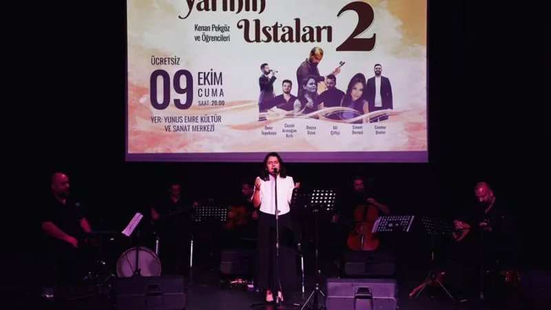 Odunpazarı'nda 'Yarının Ustaları 2' Konseriyle Türkü Dolu Gece