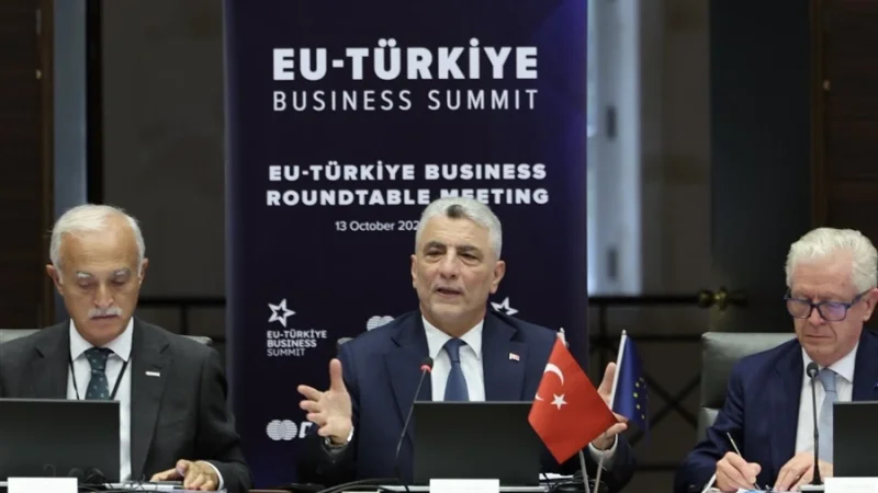 Türkiye ile Belçika Arasındaki Ticaret Hacmi İçin 15 Milyar Dolar Hedefi