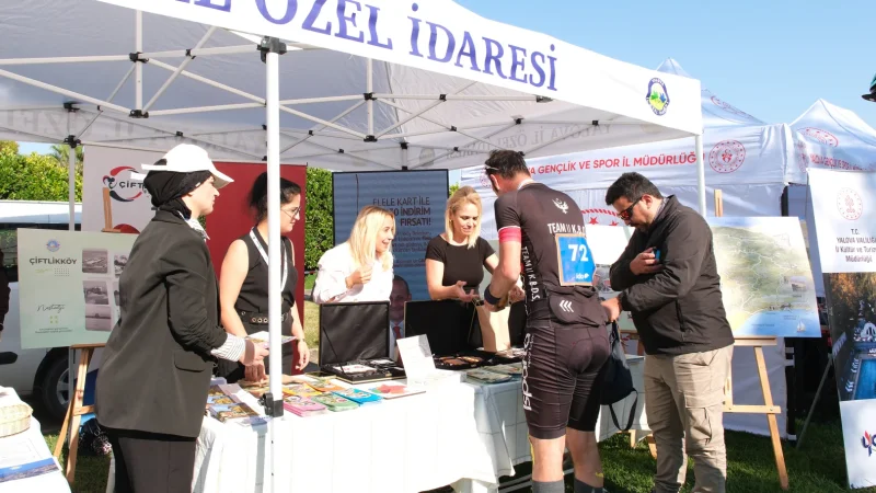 Yalova Granfondo'da Çiftlikköy'ün Tarihi ve Turistik Değerleri Tanıtıldı