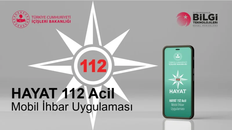 Aydın'da Hayat 112 Acil Mobil İhbar Uygulaması Kullanıma Sunuldu