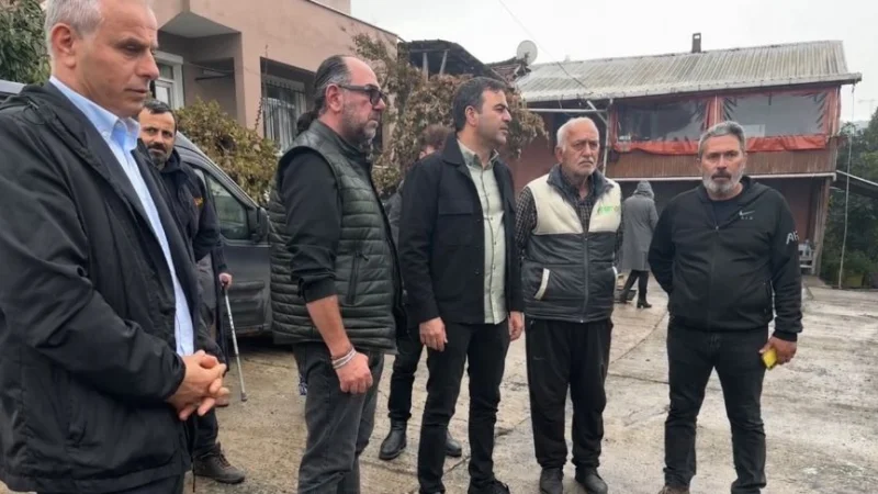 Başiskele'de Yangın Mağduru Aileye Ziyaret