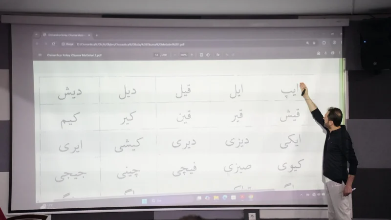 Batman Belediyesi Personeline Osmanlıca Eğitimi Veriliyor