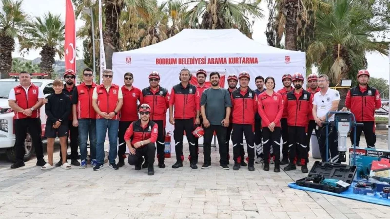 Bodrum Belediyesi'nden Afet Farkındalık Etkinlikleri ve Tatbikat