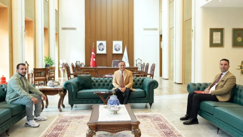 Gaziantep'te Şehit Yakınından Vali Çeber'e Ziyaret