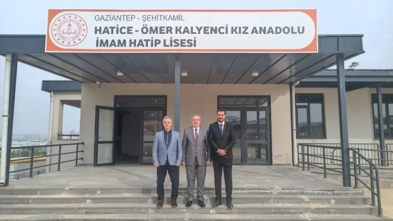 Gaziantep'te Yeni Eğitim Yuvası Eğitime Hazırlanıyor