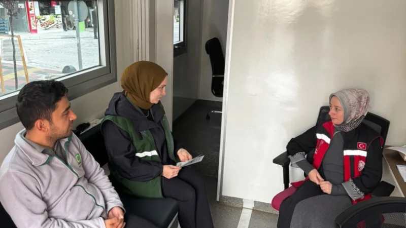 Gümüşhane'de Mobil Sosyal Hizmet Aracı ile Vatandaşlara Yerinde Destek
