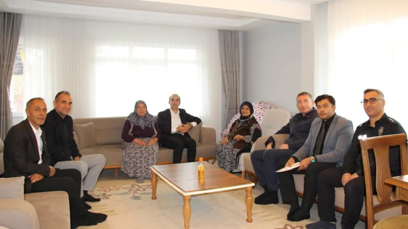 İskilip Kaymakamı Ramazan Polat'tan Şehit Yakınlarına Ziyaret