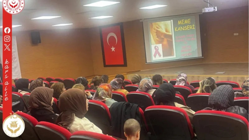 Kars'ta Meme Kanseri Farkındalık Eğitimi Düzenlendi