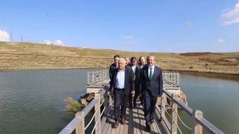 Ordu'da Akkuş Argan Yayla Göleti Su Tutmaya Başladı