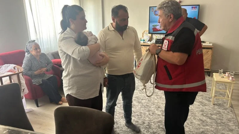 Ordu'da Evlenecek Gençlerin Desteklenmesi Projesi'nden Yararlanan Aileye Ziyaret