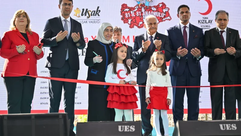 Uşak'ta '81 İl 81 Anaokulu' Projesi Kapsamında Yeni Eğitim Yuvası Açıldı