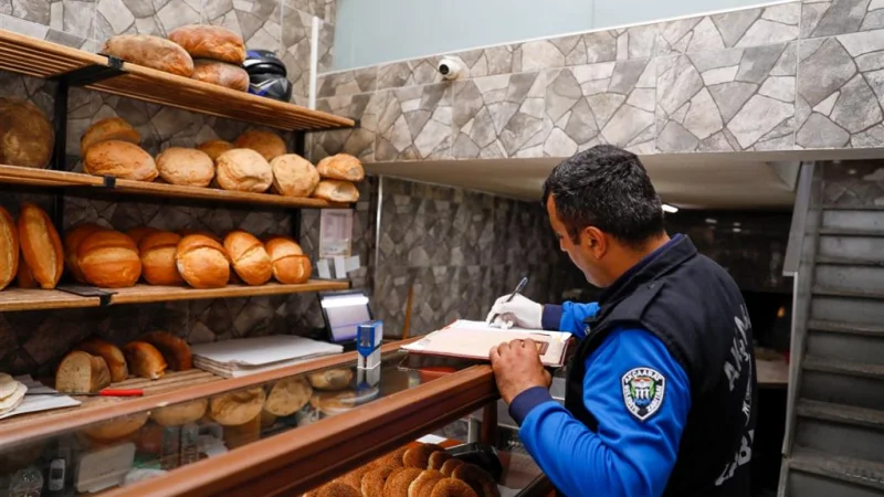 Akçaabat'ta Fırınlar Sıkı Denetimden Geçti: Gramaj ve Hijyen Kontrolü