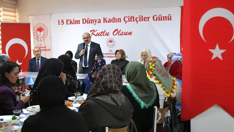 Balıkesir'de Kadın Çiftçilerin Tarımsal Üretime Katkısı Vurgulandı