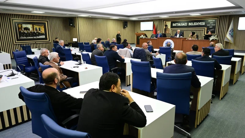 Battalgazi Belediye Meclisi Ekim Ayı Üçüncü Birleşimini Gerçekleştirdi