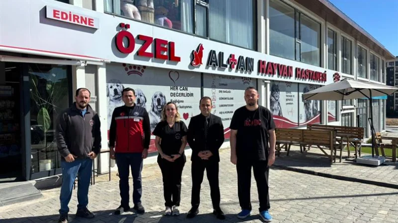 Edirne'nin İlk Hayvan Hastanesi Hizmete Başladı