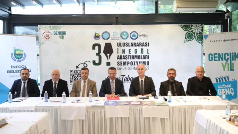 İnegöl'de 3. Uluslararası Araştırmalar Sempozyumu İçin Geri Sayım Başladı