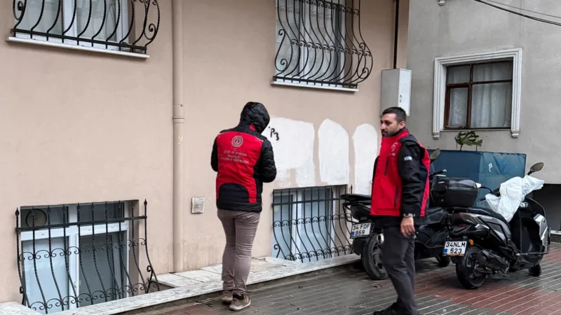 İstanbul'da Yoğun Yağış Sonrası Hasar Tespit Çalışmaları Başlatıldı