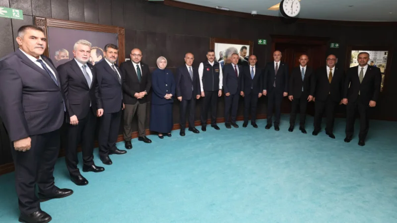 Kahramanmaraş Heyetinden İçişleri Bakanı Çiftçi’ye Ankara’da Ziyaret