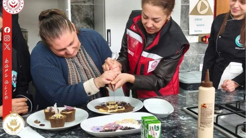 Kars'ta Özel Bireyler ve Gastronomi Öğrencileri Mutfakta Bir Araya Geldi