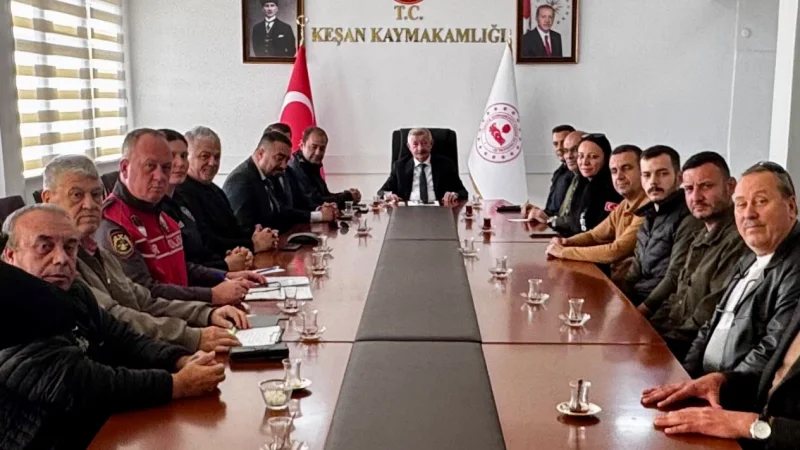 Keşan'da İlçe Spor Güvenlik Kurulu Toplantısı Gerçekleştirildi