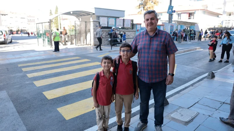 Konak’ta Beş Okulun Bulunduğu Sokakta Güvenlik Çalışması Tamamlandı