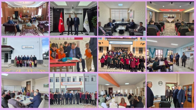 Konya İl Milli Eğitim Müdürü Murat Yiğit'ten Altınekin'de Eğitim İncelemeleri