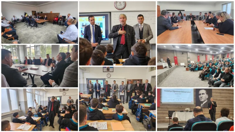 Kütahya İl Milli Eğitim Müdürü Mustafa Yılmaz'dan Tavşanlı'da Eğitim Temasları
