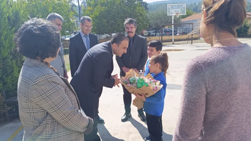 Menteşe Kaymakamı Ali Edip Budan'dan Yenice Okullarına Ziyaret