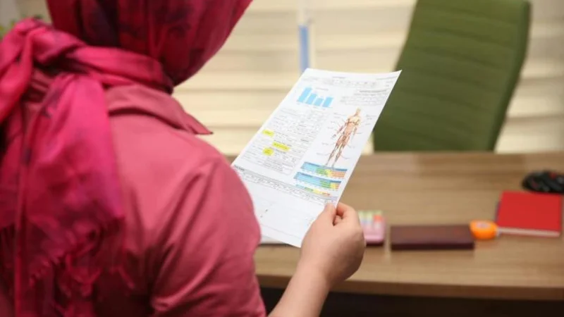 Merkezefendi'de Kursiyerlere Vücut Kompozisyonu Ölçümü