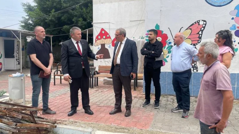 Mersin'de Çocuk Evleri Sitesi'ndeki Çalışmalar İncelendi