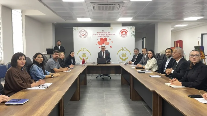 Mersin'de Çocuk Koruma Kanunu Koordinasyon Toplantısı Gerçekleştirildi