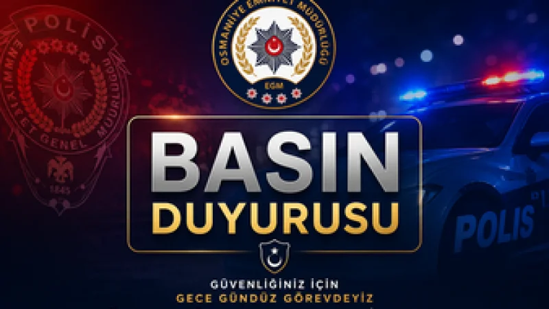 Osmaniye Emniyeti'nden Eylül Ayı Bilançosu: Yüzlerce Gözaltı ve Çok Sayıda Suç Unsuru Ele Geçirildi