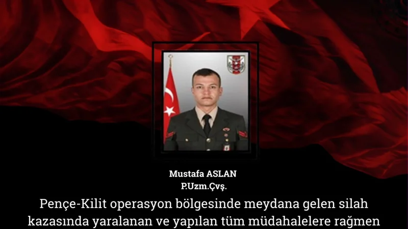 Pençe-Kilit Operasyon Bölgesinde Şehit Haberi