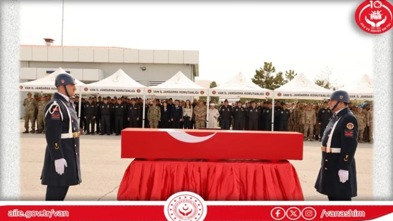 Pençe-Kilit Operasyonu Şehidi Son Yolculuğuna Uğurlandı