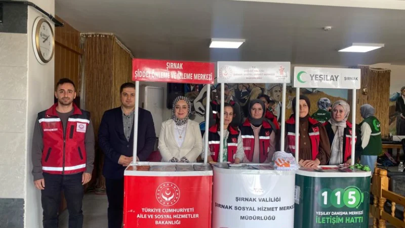 Şırnak'ta Kadına Yönelik Şiddetle Mücadele Kapsamında Mahalle Buluşması Düzenlendi