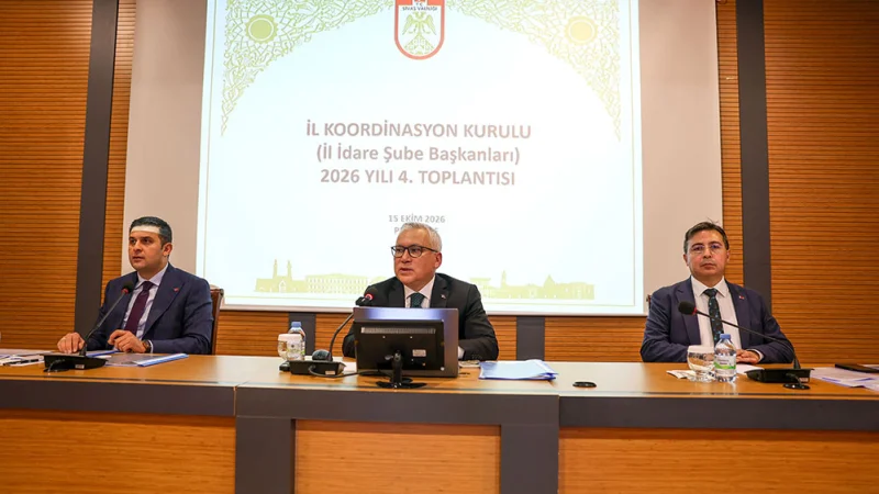 Sivas'ta 2026 Yılı Yatırımları Masaya Yatırıldı: 405 Proje Devam Ediyor