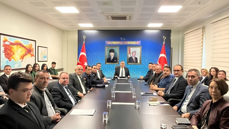 Süleymanpaşa'da Bağımlılıkla Mücadele İlçe Koordinasyon Kurulu Toplandı