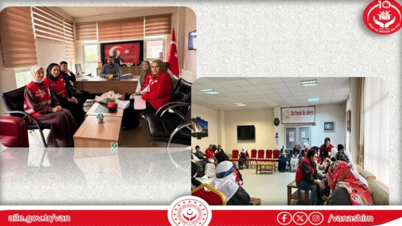 Türk Kızılay gönüllülerinden Van'daki huzurevine anlamlı ziyaret