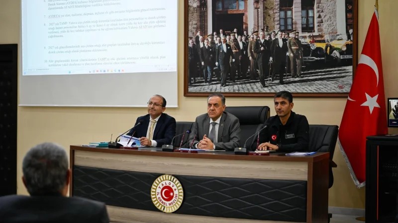 Yalova'da Afet Hazırlıkları Masaya Yatırıldı: TAMP Tatbikatı İçin Geri Sayım