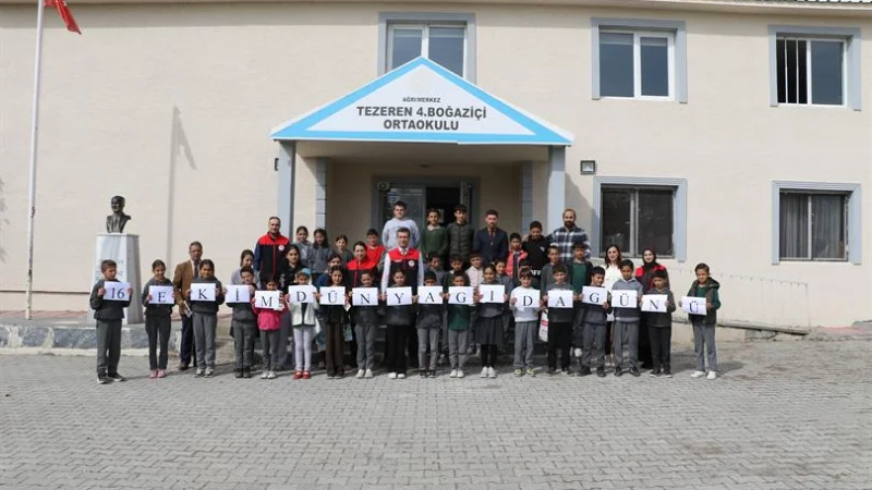 Ağrı'da Dünya Gıda Günü Dolayısıyla Öğrencilere Eğitim Verildi