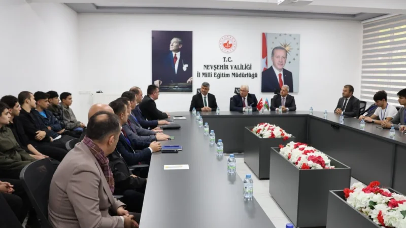Azerbaycan Gabala Devlet Mesleki Eğitim Merkezi Heyeti Nevşehir'de Ağırlandı