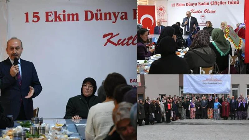 Balıkesir'de Kadın Çiftçiler Günü Etkinliği Düzenlendi